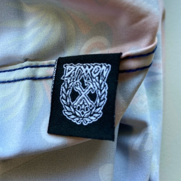 Men's Dixxon Snap-On Tools Hawaiian Shirt L Tropical Limited Edition Beach EUC - Picture 8 of 11